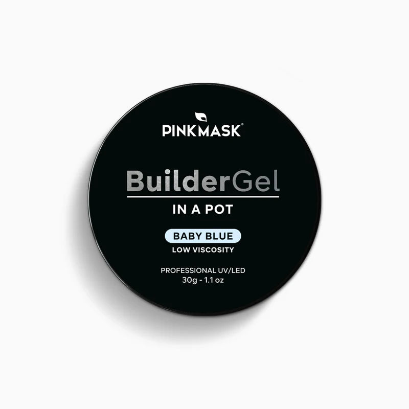 (PINK MASK USA) Builder Gel in a Pot - Baby Blue