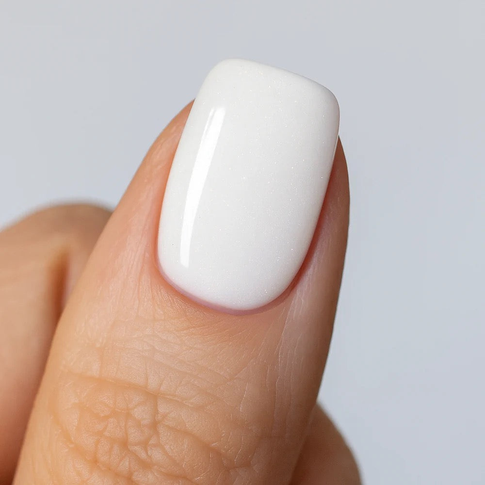 BUILDER GEL IN A POT - SHIMMER WHITE
