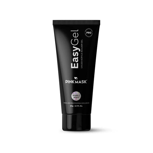 (PINK MASK USA) EASY GEL – SPARKLY WHITE - 2 OZ