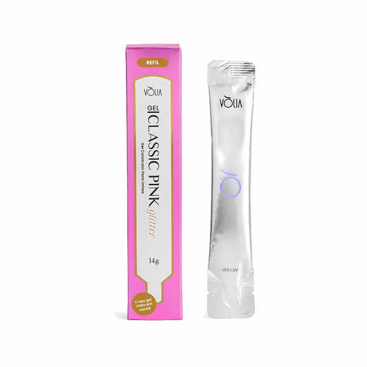 Classic Pink Glitter Gel – 14g Sachet
