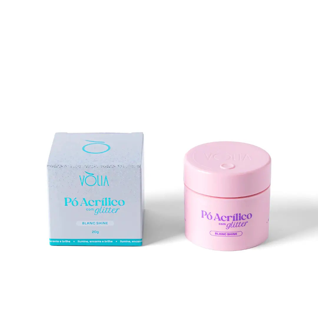 Acrylic Powder with Glitter – Blanc Shine