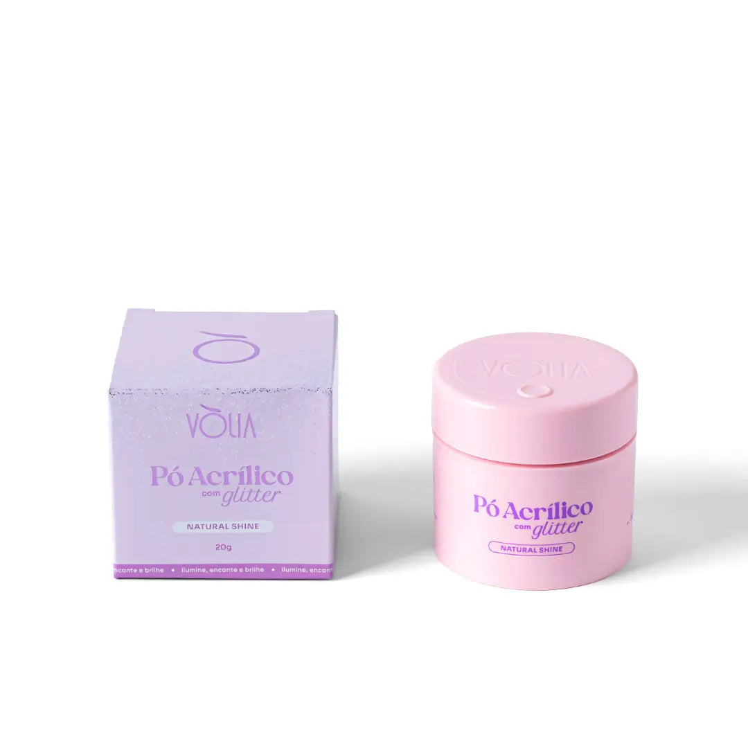 Acrylic Powder with Glitter – Natural Shine