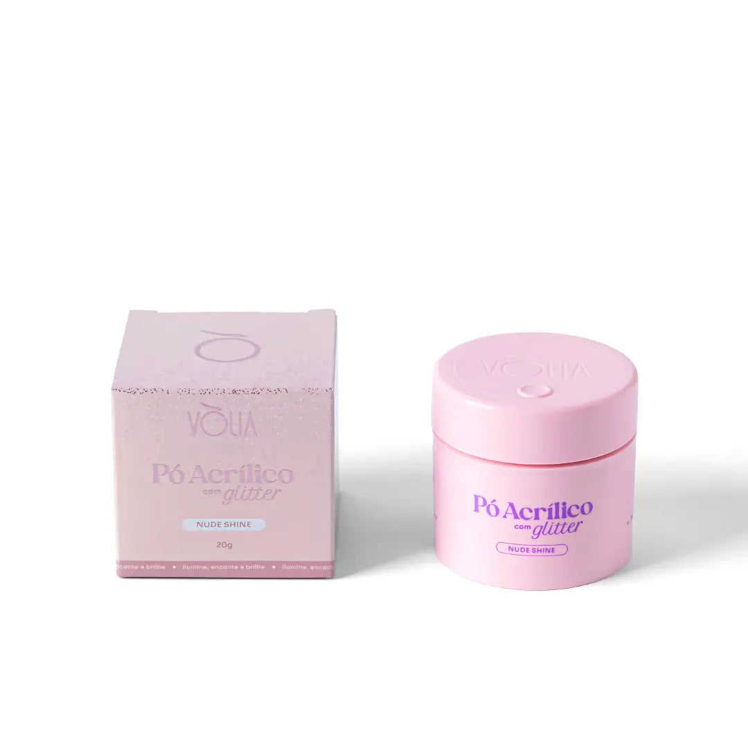 Acrylic Powder with Glitter – Nude Shine