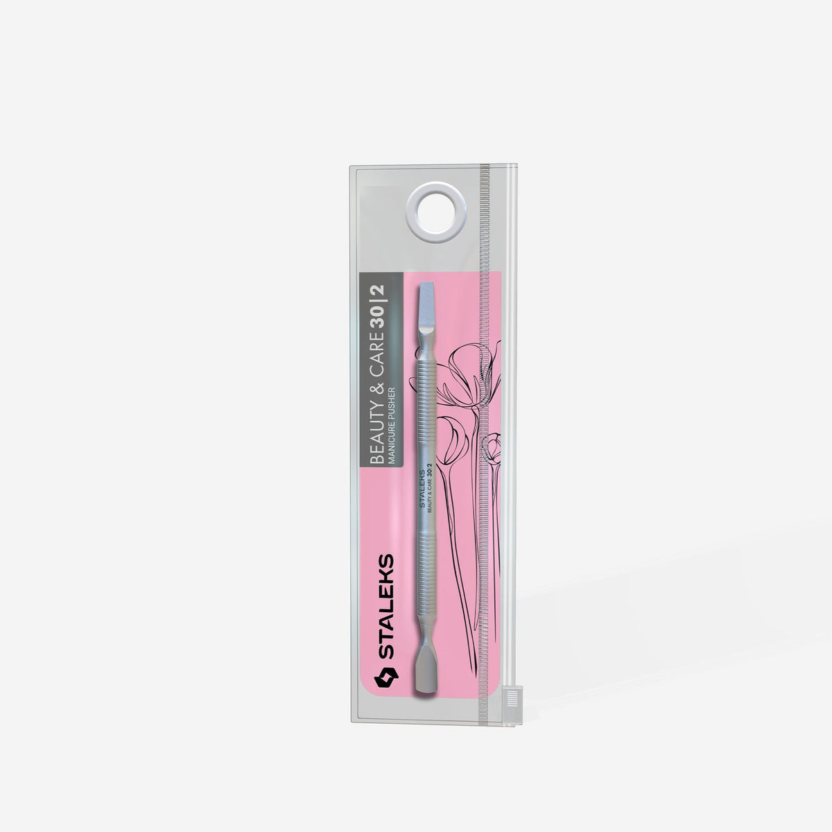 STALEKS BEAUTY & CARE 30 TYPE 2 Rounded narrow pusher and straight blade