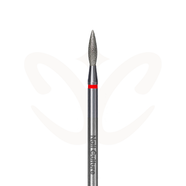 Diamond Bit "Flame" Red, Diameter 2.0mm