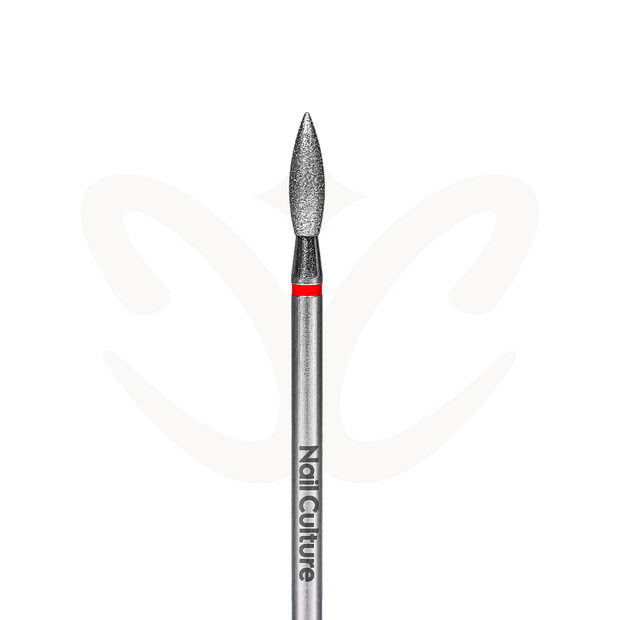 Diamond Bit "Flame" Red, Diameter 2.5mm