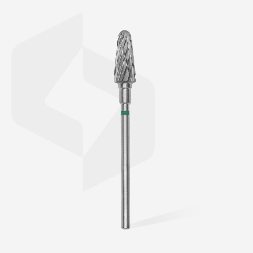 Carbide nail drill bit, “frustum”, green, head diameter 6 mm/ working part 14 mm