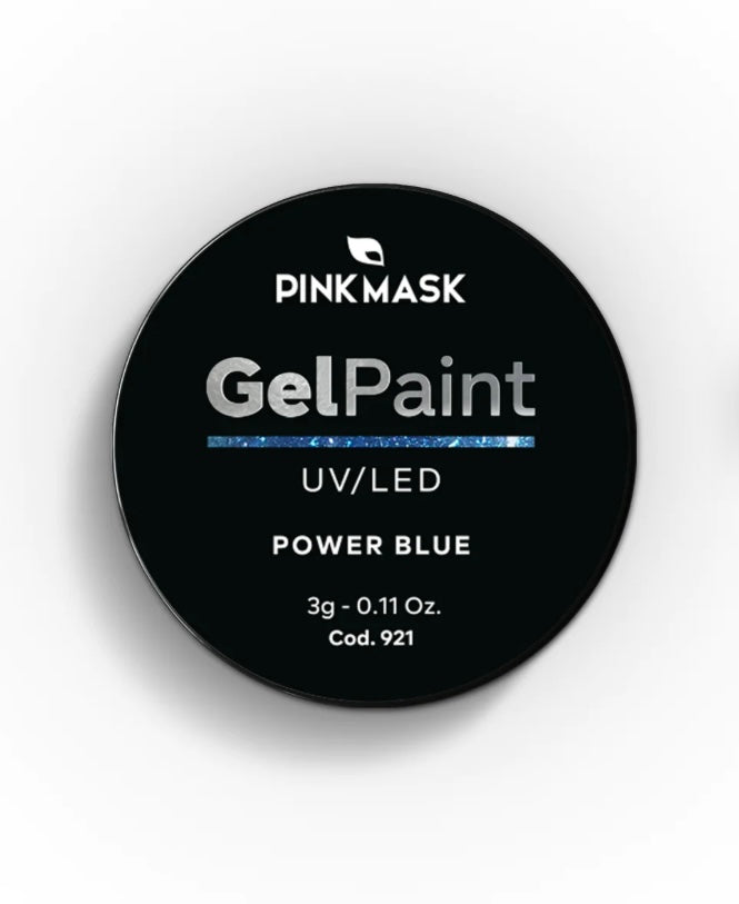 (PINK MASK USA) GEL PAINT - POWER BLUE - POWER COL.