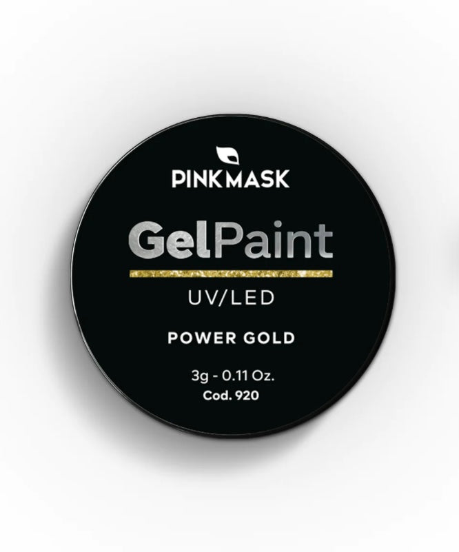 (PINK MASK USA) GEL PAINT - POWER GOLD - POWER COL.