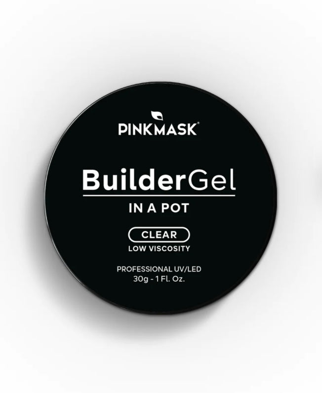 (PINK MASK USA) BUILDER GEL IN A POT - CLEAR