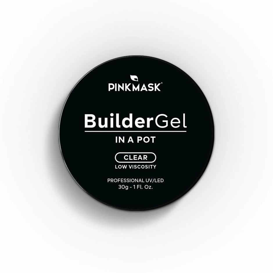 (PINK MASK USA) BUILDER GEL IN A POT - CLEAR