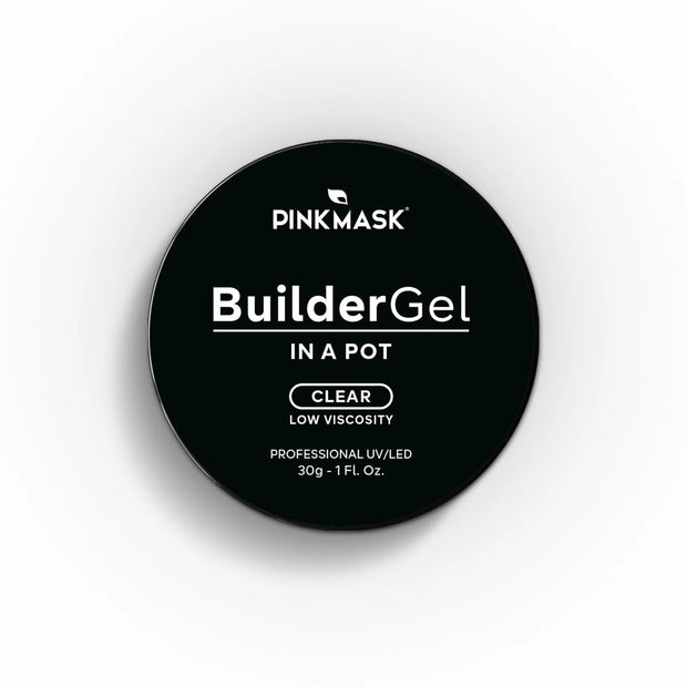 (PINK MASK USA) BUILDER GEL IN A POT - CLEAR