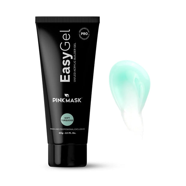 (PINK MASK USA) EASY GEL - SOFT TURQUOISE - 2 OZ