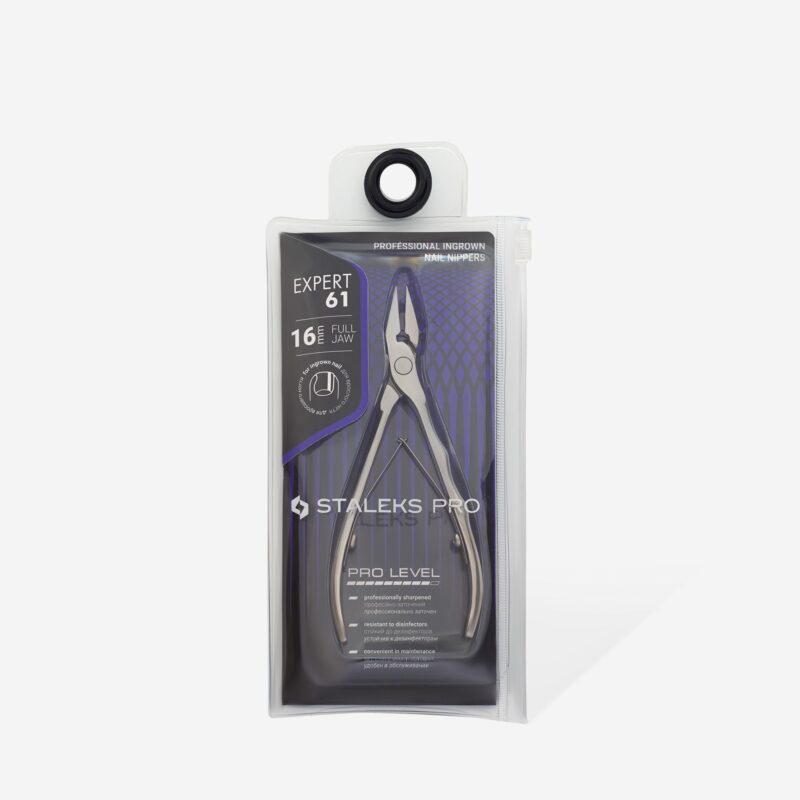 Professional ingrown nail nippers Staleks Pro Expert 61, 16 mm