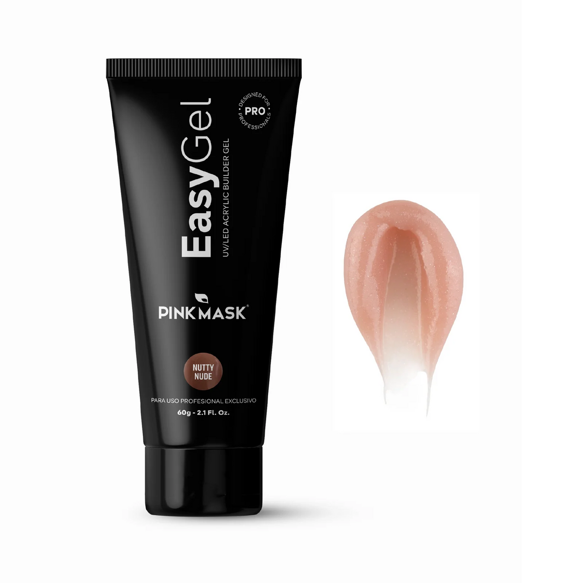 (PINK MASK USA) EASY GEL - NUTTY NUDE - 2 OZ