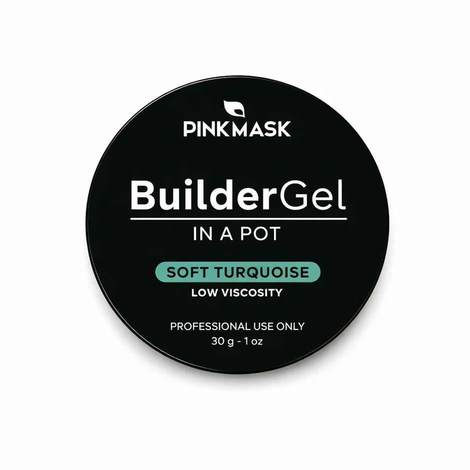 Builder Gel in a Pot - Soft Turquoise